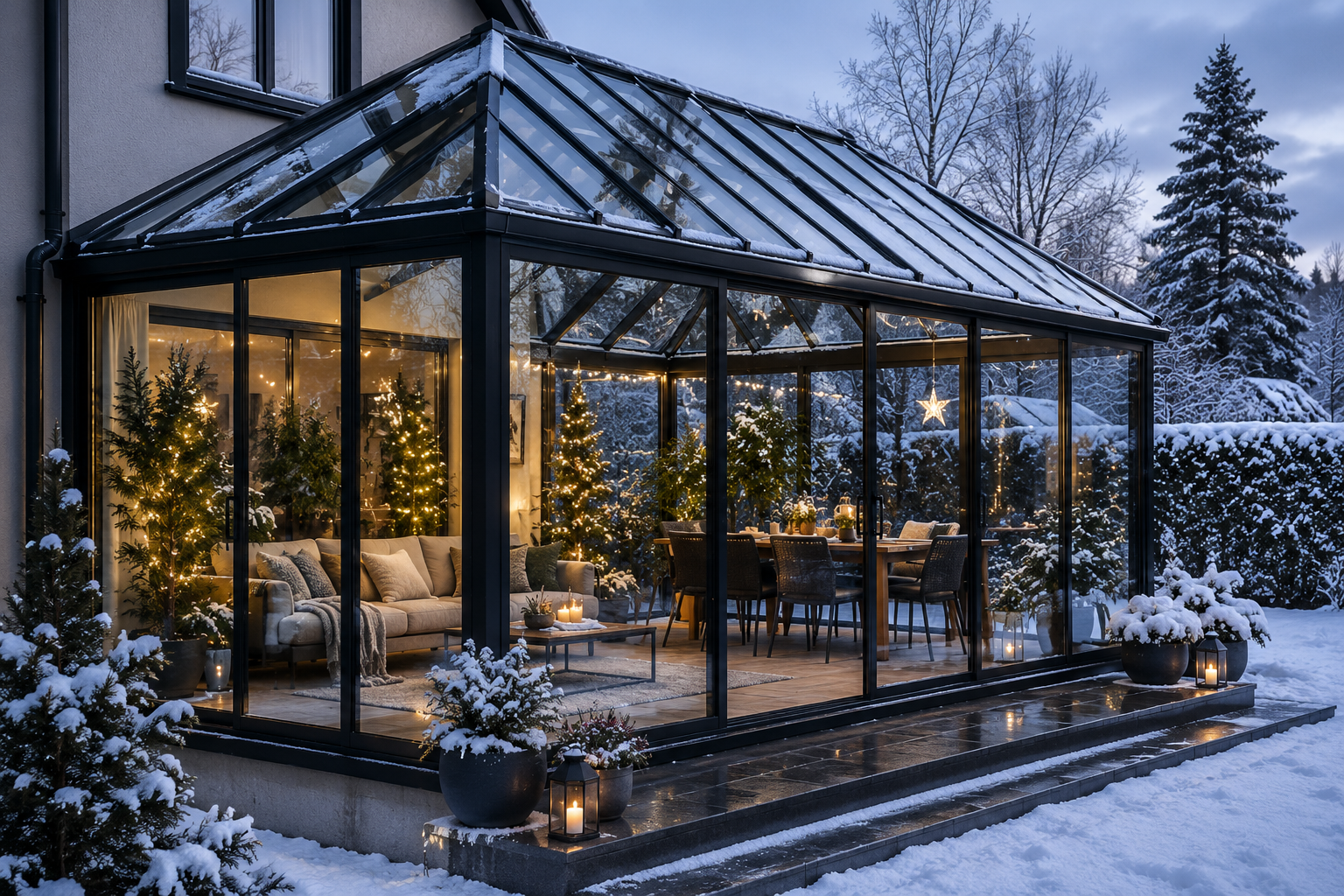 Glass til vinterhage i Oslo