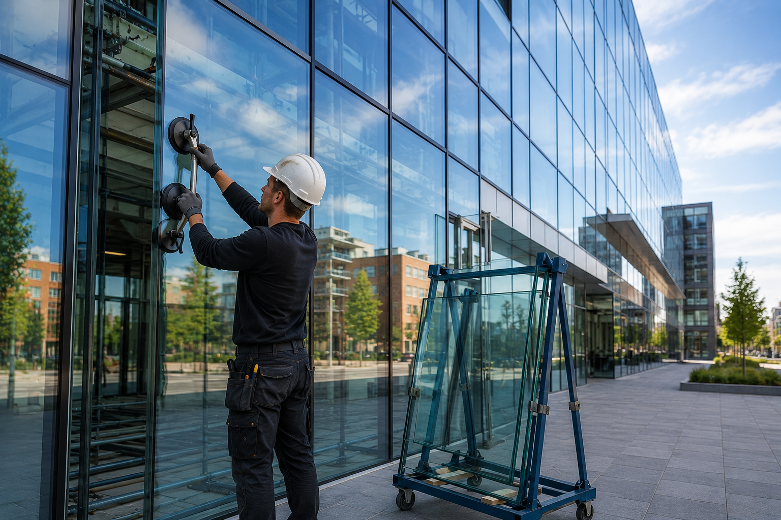 Glassfasader i Oslo